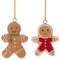 Floristik24 Ornements décoratifs en pain d'épice pour sapin de Noël, 6 cm, lot de 12