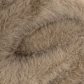 Lot de 3 nœuds décoratifs en peluche avec attache, 16 cm, beige, crème et brun, pour décoration intérieure | Floristik24.fr