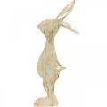 Floristik24 Figurine de décoration, lapin, décoration de printemps, Pâques, décoration bois 30,5 cm