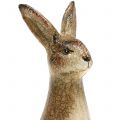 Floristik24 Déco lapin en céramique marron 5cm x 12.5cm