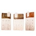 Ensemble de maisons miniatures décoratives en céramique, 7 cm, 3 pièces | Floristik24.fr