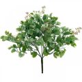 Décoration mariage branches d&#39;eucalyptus avec fleurs décoration bouquet vert, rose 26cm