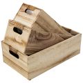 Ensemble de 3 caisses en bois