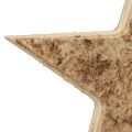 Floristik24 Cintre décoratif décoratif étoiles en bois bois décoratif rustique Ø20cm