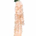 Floristik24 Guirlande de fleurs décoratives abricot artificiel 135cm 5 brins