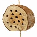 Floristik24 Aide à la nidification en bois d&#39;hôtel à insectes H65cm à accrocher