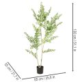 Plante artificielle en pot, hauteur 130 cm, vert, décoration intérieure | Floristik24.fr
