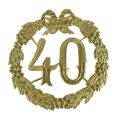 Floristik24 Anniversaire numéro 40 en or