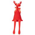 Décoration élan 80 cm rouge