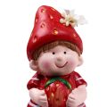 Floristik24 Tabouret Edge fraise figurines décoratives enfants H11,5-13cm 2pcs