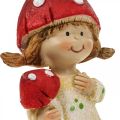 Floristik24 Étagère tabouret figurines décoratives garçon et fille champignon enfants 2pcs