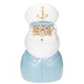 Figurine décorative capitaine marin en résine 16 cm | Floristik24.fr