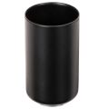 Floristik24 Porte-bougie magnétique rond, noir mat, pour bougies coniques de 25 mm, lot de 4