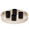 Set de 4 bougeoirs magnétiques