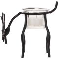 Porte-bougie renne avec verre