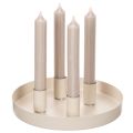 Lot de 4 porte-bougies en