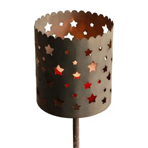 Bougeoir à coller couronne de l'Avent Ø6,5cm H14cm 4 pcs | Floristik24.fr