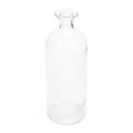 Floristik24 Bougeoir bouteilles décoratives mini vases verre transparent H19,5cm 6pcs
