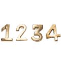 Floristik24 Chiffres en métal doré pour bougies de l’Avent 1 à 4, 4 cm, set de 4
