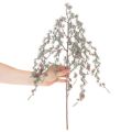 Branche de pin artificielle avec pommes de pin et effet givré 80 cm | Floristik24.fr