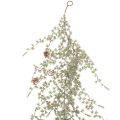 Floristik24 Guirlande artificielle avec pommes de pin et branches de sapin enneigées 185 cm