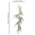 Guirlande artificielle avec pommes de pin et branches de sapin enneigées 185 cm | Floristik24.fr