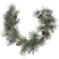 Floristik24 Guirlande de pin artificielle avec pommes de pin, 180 cm, vert et marron
