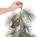Guirlande de pin artificielle avec pommes de pin, 180 cm, vert et marron | Floristik24.fr