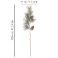 Branche de pin artificielle avec cônes et longues aiguilles 105 cm | Floristik24.fr