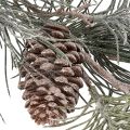 Branche de pin artificielle avec cônes et longues aiguilles 105 cm | Floristik24.fr