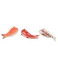 Floristik24 Koi poisson décoratif céramique rouge blanc flottant 15cm 3pcs