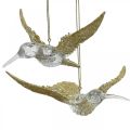Floristik24 Ornements de sapin de Noël oiseau colibri pendentif 11,5/14cm lot de 2