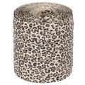 Ruban décoratif imprimé léopard en coton 10 mm x 100 m | Floristik24.fr