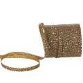 Floristik24 Kräuselband en Coton Motif Léopard 10mm x 100m