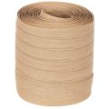 Ruban froncé en fibre naturelle beige 10 mm x 100 m | Floristik24.fr