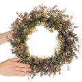 Krantz décoratif en eucalyptus artificiel rond 45 cm pour automne | Floristik24.fr