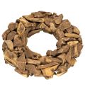 Couronne décorative en bois