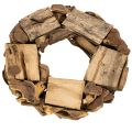 Couronne décorative en bois