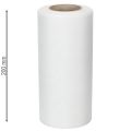 Ruban blanc pour couronne, 200 mm de large, rouleau de 25 m, ruban de deuil, ruban pour nœud, ruban décoratif pour compositions florales funéraires et autres occasions. | Floristik24.fr