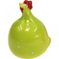 Floristik24 Figurine décorative en céramique poulet déco Pâques coloré assorti H6cm 6 pièces