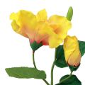 Floristik24 Fleurs artificielles Hibiscus jaune 62cm