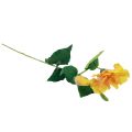 Floristik24 Fleurs artificielles Hibiscus jaune 62cm