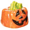 Floristik24 Figurine décorative de citrouille en céramique pour l'automne et Halloween, 8 cm