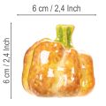 Citrouilles décoratives pour décoration de table automnale, 6 cm, 2 pièces | Floristik24.fr