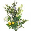 Floristik24 Bouquet artificiel avec décoration de fleurs artificielles d&#39;eucalyptus 48cm