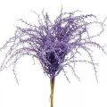 Floristik24 Plantes artificielles herbe sèche violette floquée artificiellement 62cm 3pcs