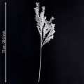 Branche artificielle décorative givrée, décoration d'hiver blanche 78 cm, 2 pièces | Floristik24.fr