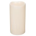 Floristik24 Grande bougie LED à pile avec minuterie 25 cm lumière blanc chaud en plastique
