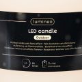 Grande bougie LED à pile avec