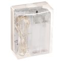 Lanterne lumineuse LED à piles, blanc chaud, 3 m, 30 LED, lot de 6 | Floristik24.fr